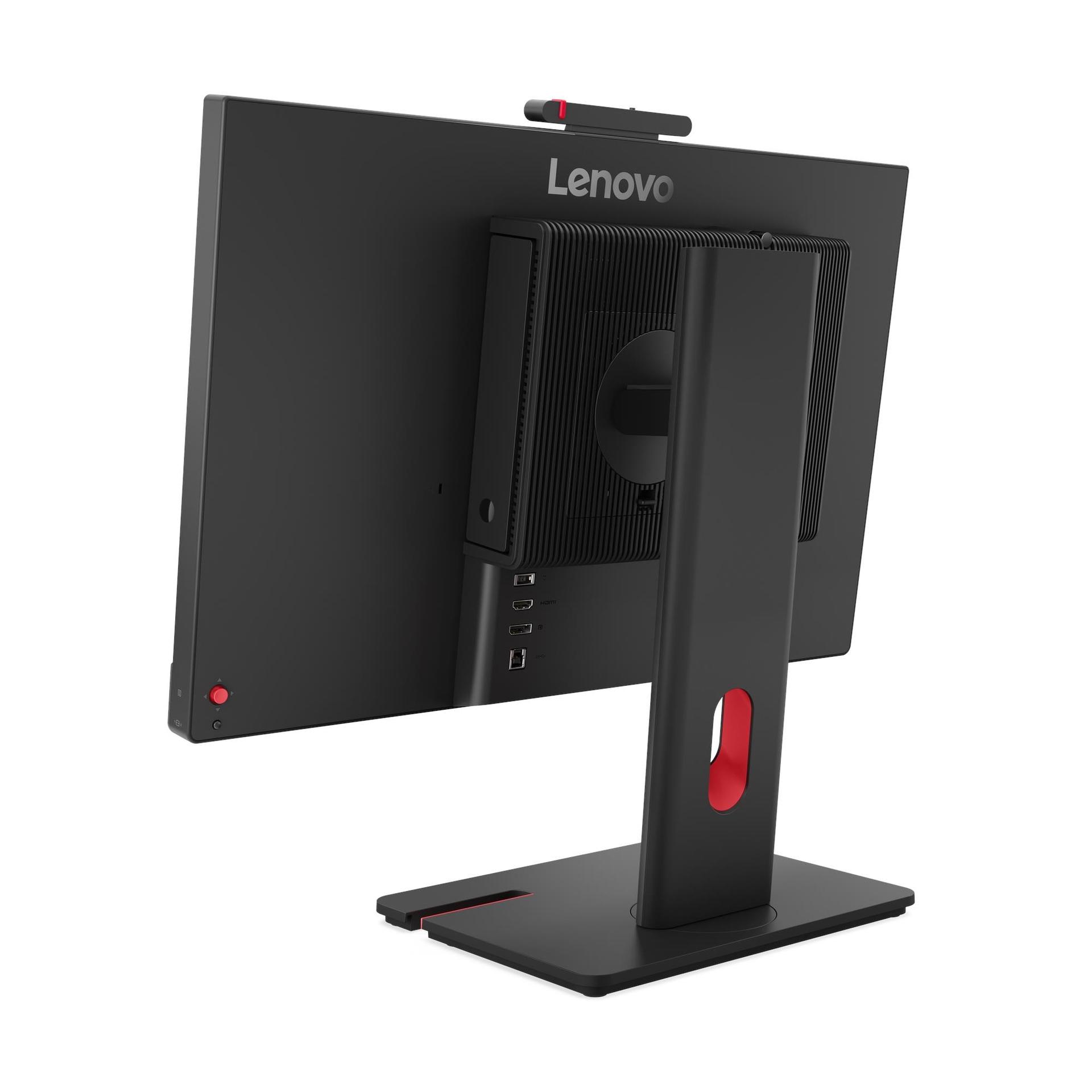 Vista 4 de Monitor Lenovo ThinkCentre TIO24 Gen 6 de 23.8" con cámara
