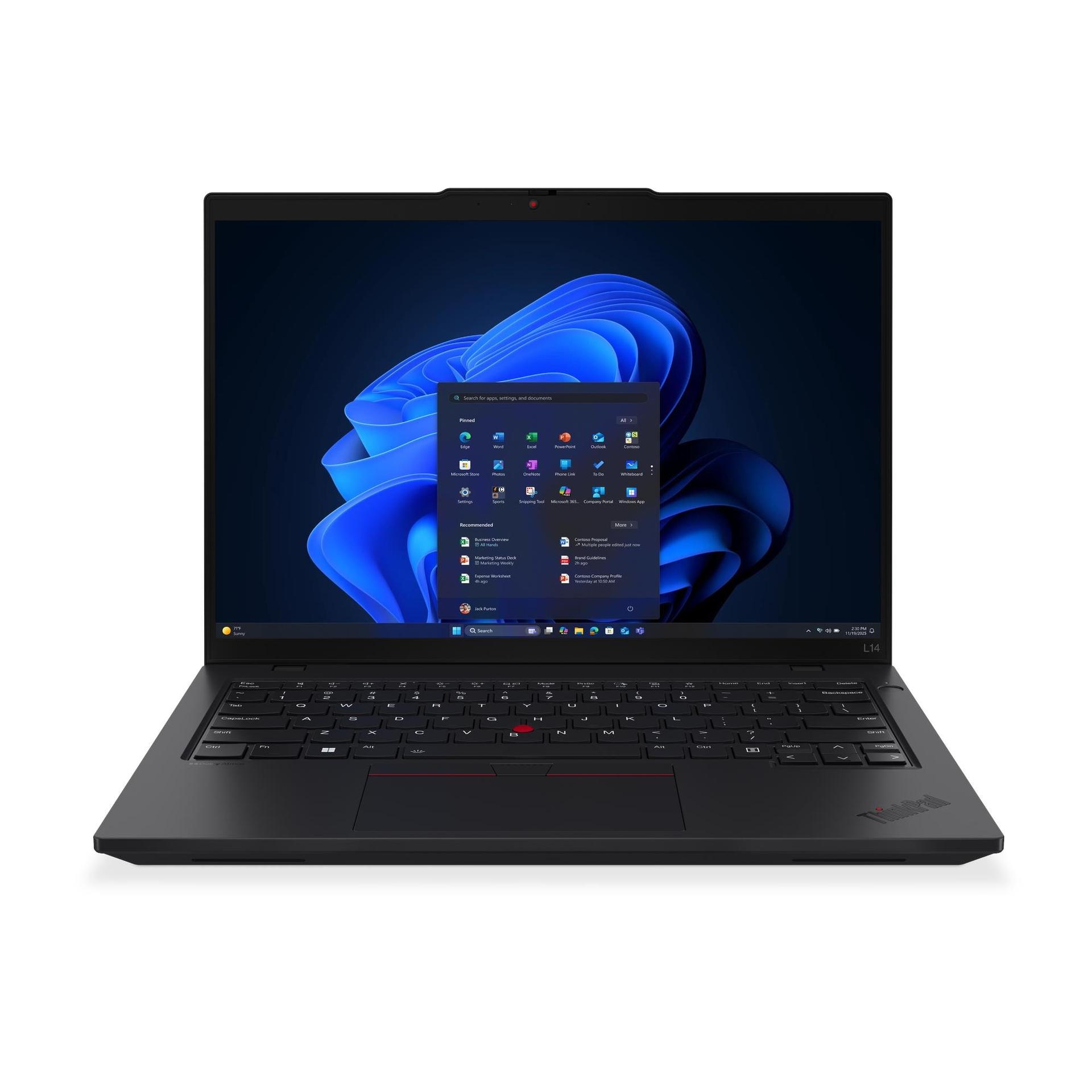 Vista 3 de Notebook Lenovo ThinkPad L14 Core Ultra 7 255U 16GB 512GB Windows 11 Pro