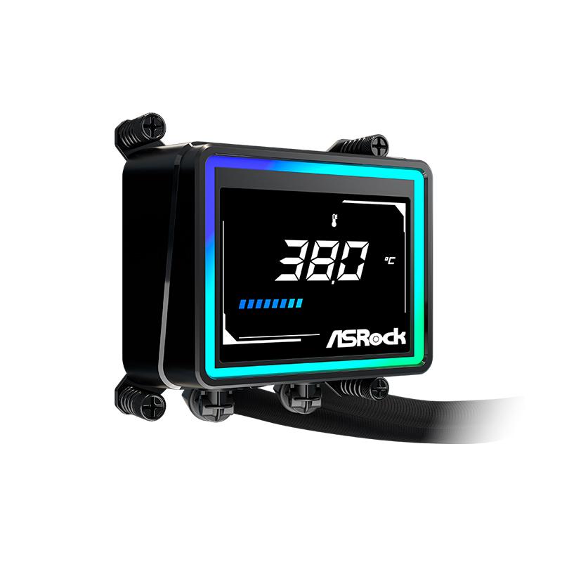 Vista 2 de Cooler AIO ASRock CL 360 Digital RGB