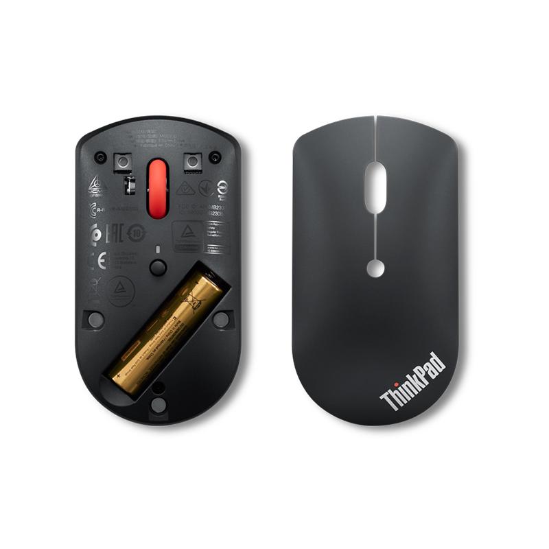 Vista 4 de Mouse Silencioso Bluetooth Lenovo ThinkPad (Sin Batería)