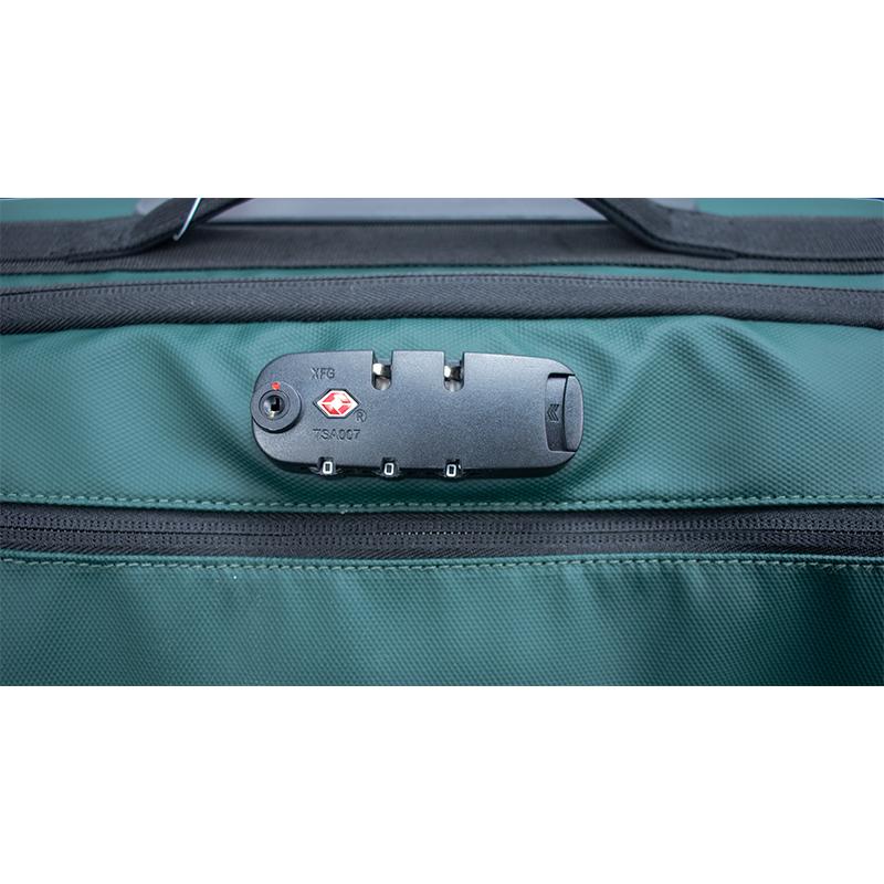 Vista 8 de Maleta de viaje Teros TE-8080DG de 20", Color verde navy
