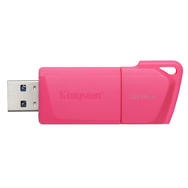 Vista 2 de Memoria USB Kingston DataTraveler Exodia M 128GB Rosado