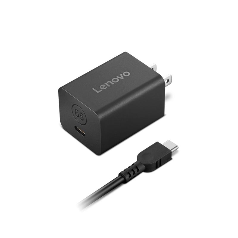 Vista 3 de Cargador Lenovo GaN Nano 65W Ultracompacto