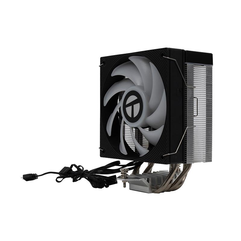 Vista 2 de Fan Cooler para CPU TEROS TE-8168N, para Intel y AMD,TDP 220W Máx, Aire