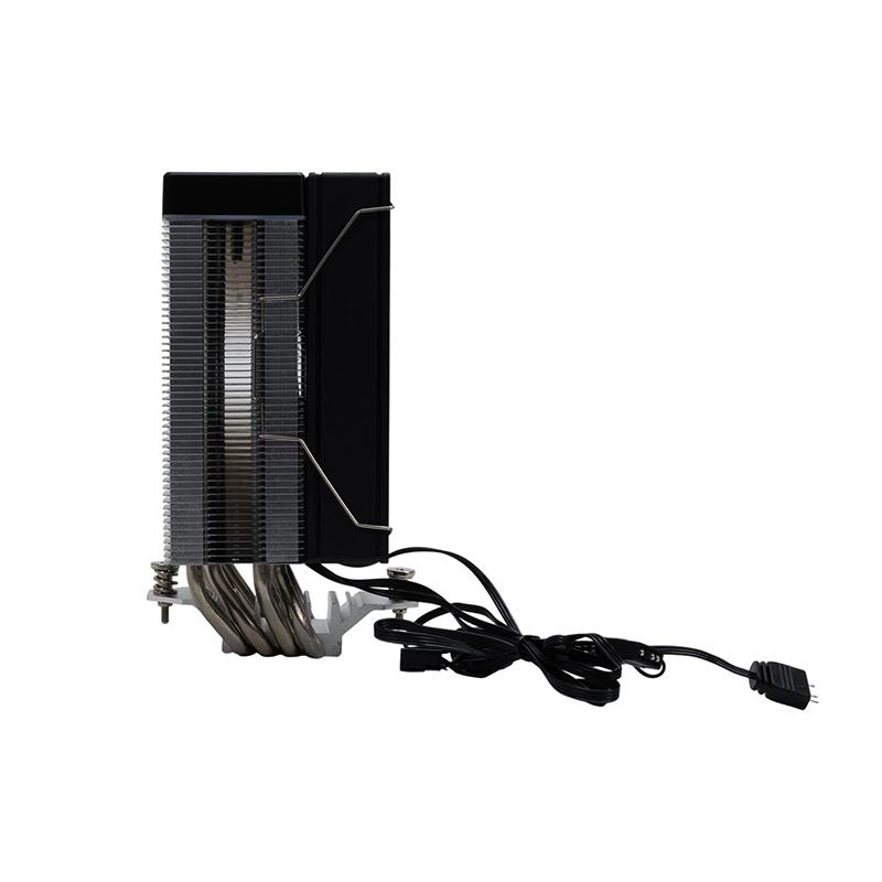 Vista 5 de Fan Cooler para CPU TEROS TE-8168N, para Intel y AMD,TDP 220W Máx, Aire