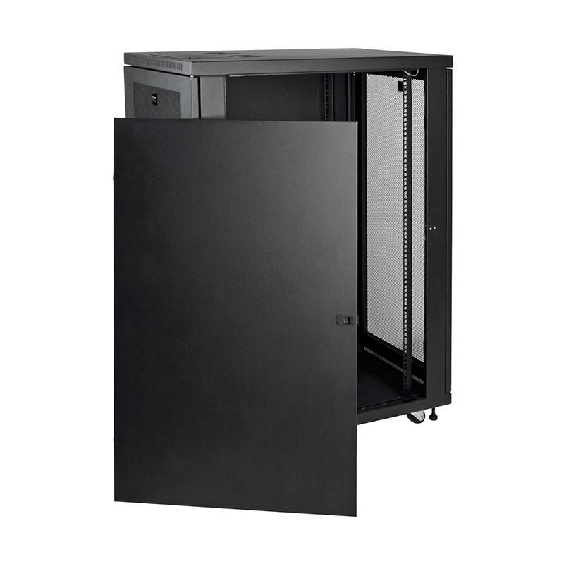 Vista 3 de Gabinete Tripp Lite SmartRack 24U de Media Altura y Profundidad