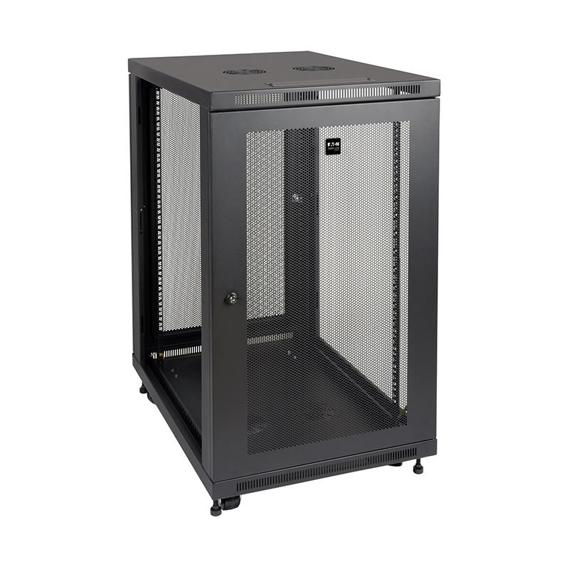 Vista 4 de Gabinete Tripp Lite SmartRack 24U de Media Altura y Profundidad