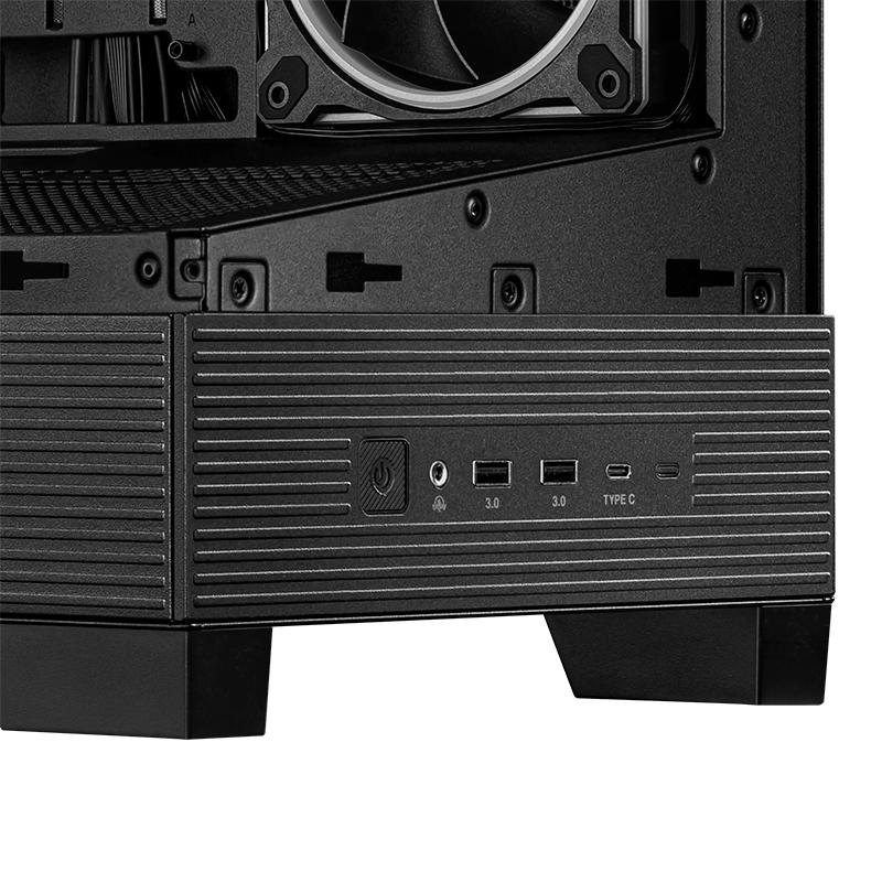 Vista 4 de Case ASUS A31 Plus Negro para PC Gaming