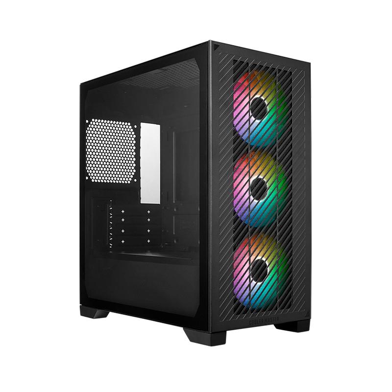 Gabinete Cooler Master Elite 301 MiniTower ATX Negro con USB-C