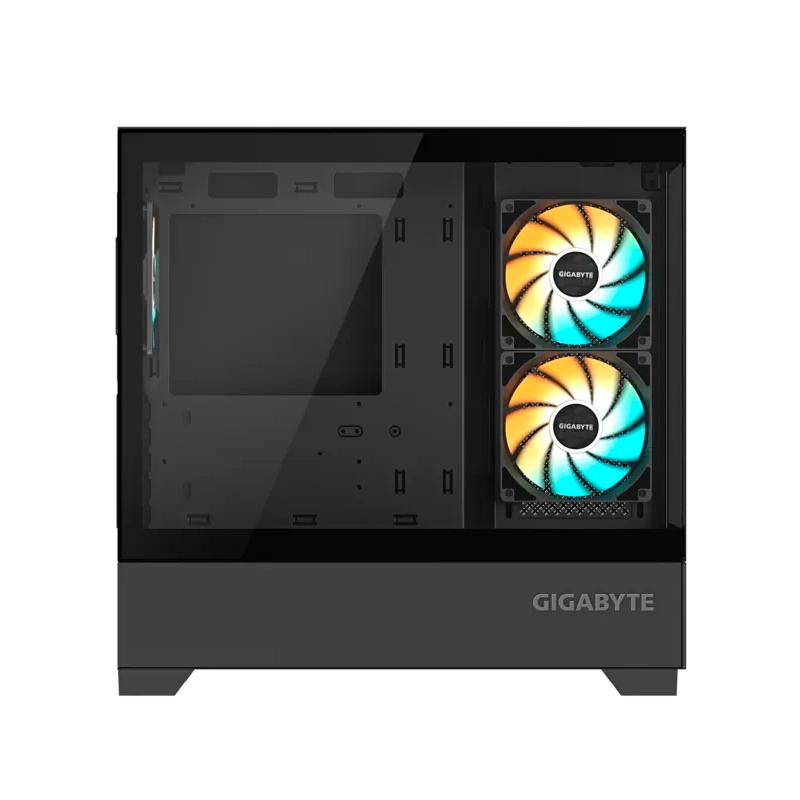Vista 2 de Gabinete Gigabyte C201P Micro-ATX ARGB Negro