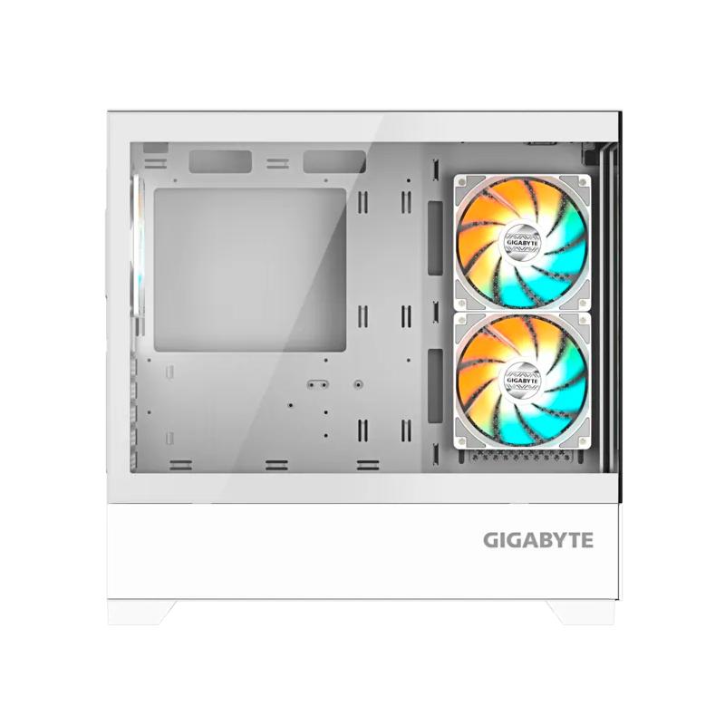 Vista 3 de Gabinete Gigabyte C201P Micro-ATX ARGB Blanco