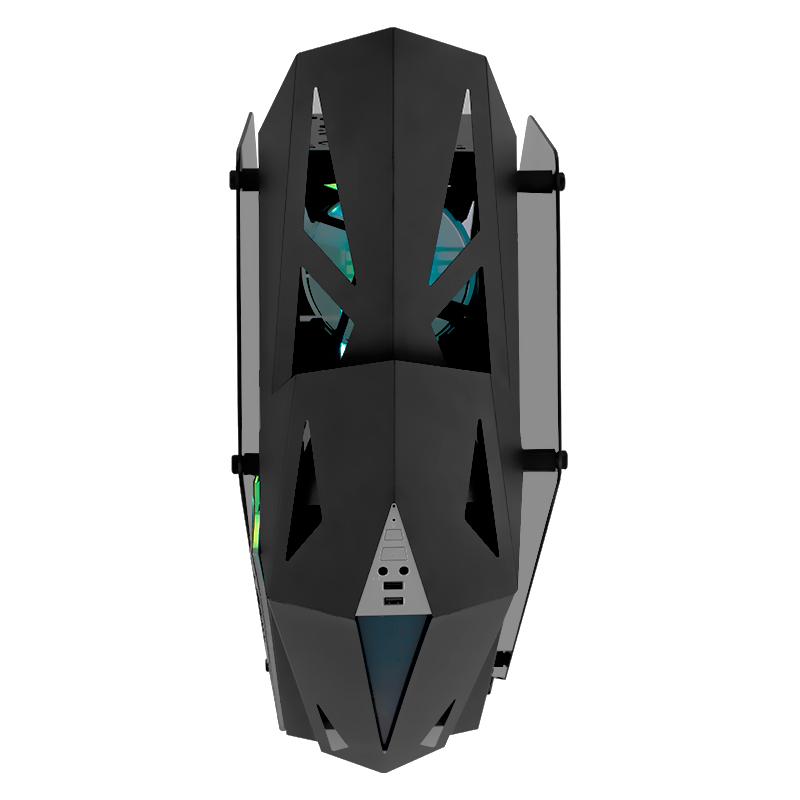 Vista 3 de Case Gamer Teros TE-1314G Mid Tower ARGB Negro
