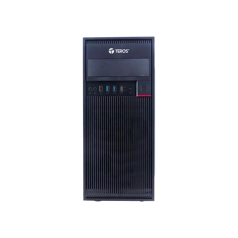 Vista 2 de Case Gamer Teros TE-1319G Mid Tower con Fuente 450W Negro