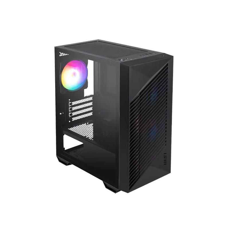 Vista 2 de Gabinete MSI MAG Forge M050A Micro-ATX para Gamers