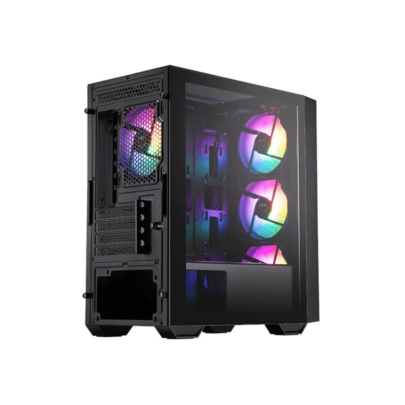 Vista 5 de Gabinete MSI MAG Forge M050A Micro-ATX para Gamers