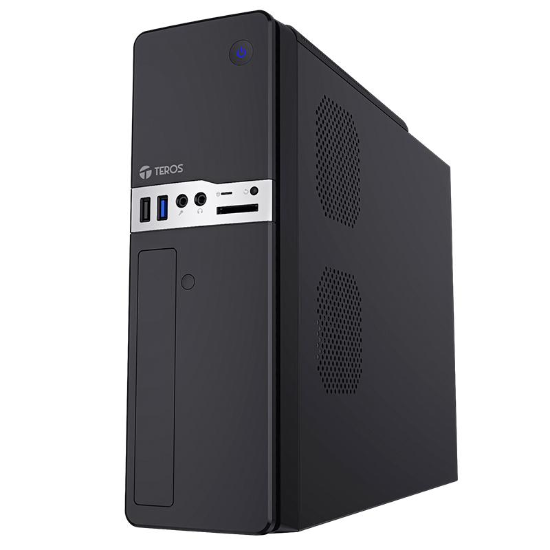 Vista 9 de Case Teros TE-1032S Slim 250W USB 3.2 Negro