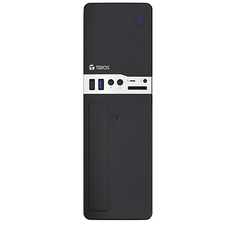 Vista 5 de Case Teros TE-1032S Slim 250W USB 3.2 Negro