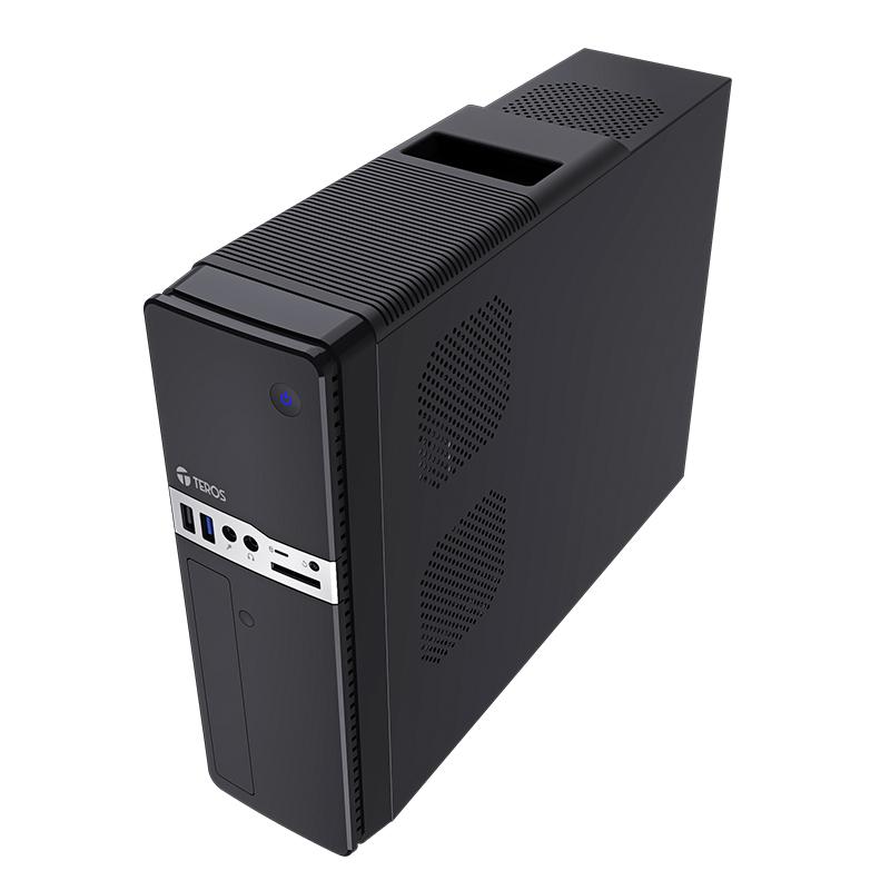 Vista 7 de Case Teros TE-1032S Slim 250W USB 3.2 Negro