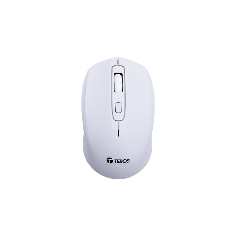 Vista 2 de Kit Teclado y Mouse Inalámbrico Teros TE-5016S Blanco