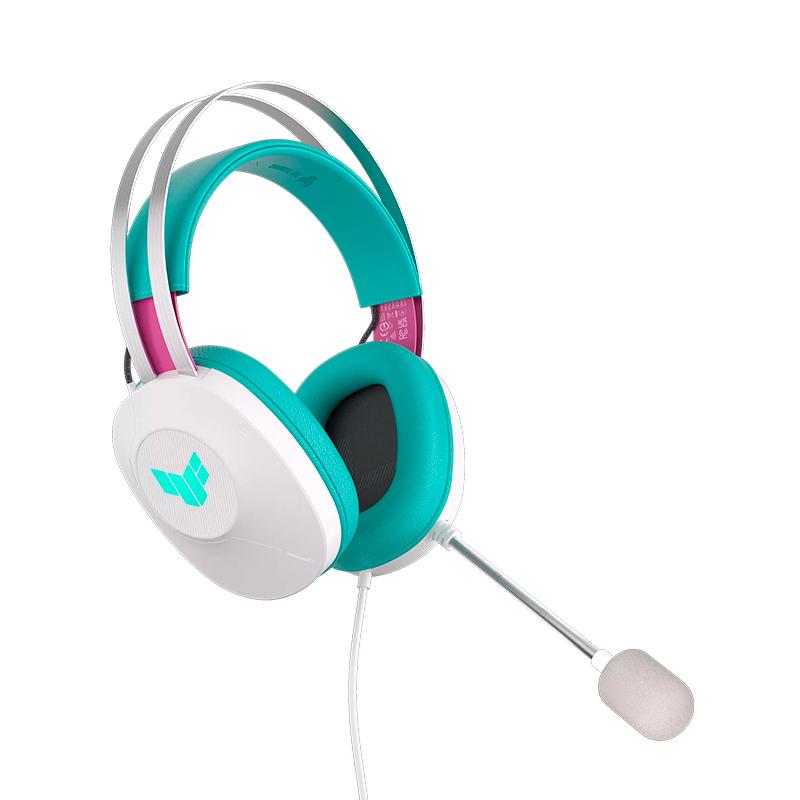 Vista 2 de Auriculares Gaming Asus TUF H1 Gen II Hatsune Miku (USB-A)