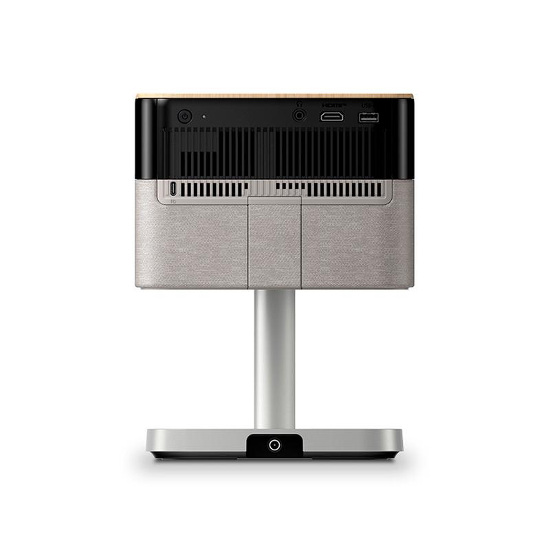 Vista 3 de Proyector Epson Smart Portátil Lifestudio Flex Plus EF-72 - Roble - 4K PRO UHD