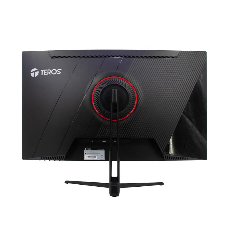 Vista 2 de Monitor curvo TEROS TE-2732S 27" FHD VA 100Hz 1ms HDMI DP negro