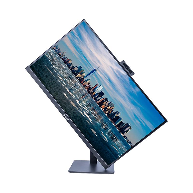 Vista 4 de Monitor plano TEROS TE-2720CS, 23.8" QHD IPS, 144Hz, 1ms, HDMI, DP, Cámara, Micrófono