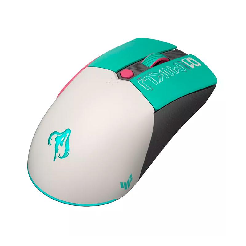 Vista 4 de Mouse Gaming ASUS TUF Mini Wireless Hatsune Miku Edition