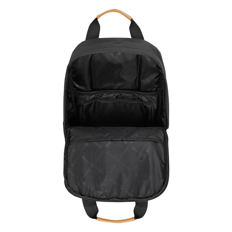 Vista 7 de Backpack Teros City II TE-9031BL, para Notebooks de hasta 15.6", Negro
