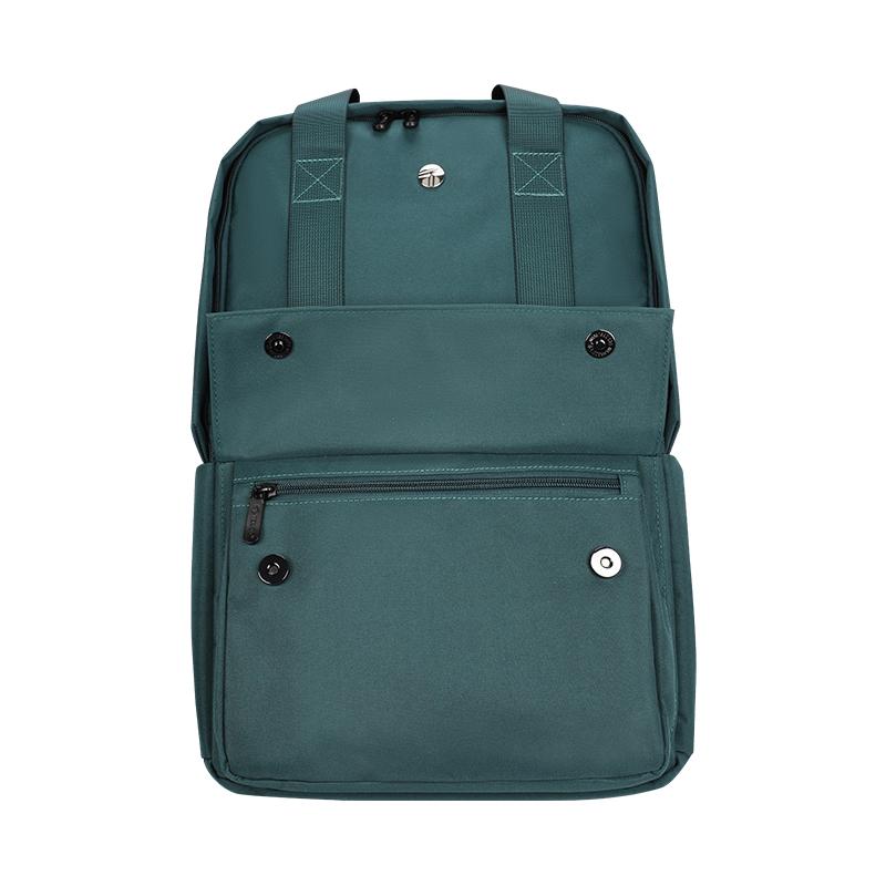 Vista 6 de Backpack Teros City II TE-9032GR, Para Notebooks de hasta 15.6", Color Verde