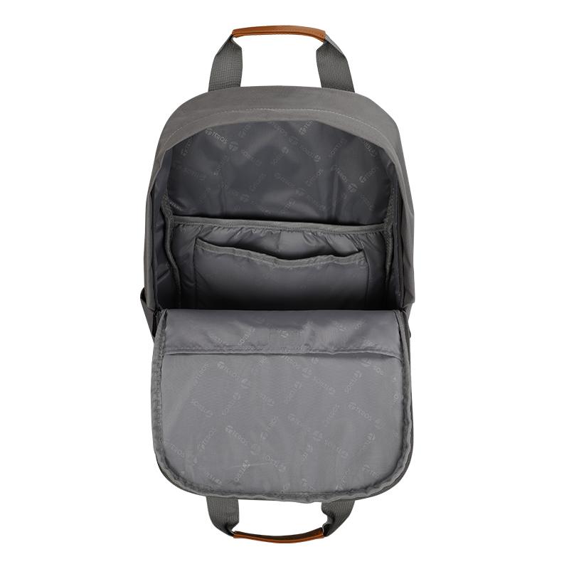 Vista 7 de Backpack Teros City II TE-9033AG, para Notebooks de hasta 15.6", Griss Ceniza