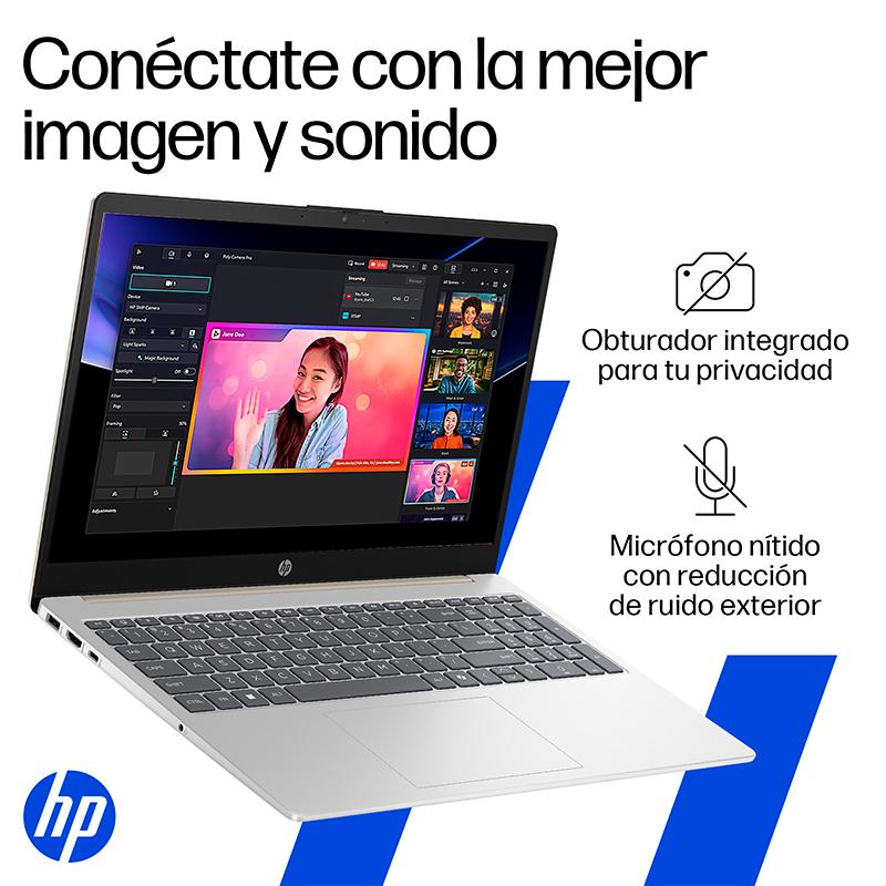 Vista 7 de NB HP 15 IA 15-fd2361la/15.6" FHD/Core Ultra 5 225U hasta 4.8GHz/16GB DDR5/512GB SSD M.2