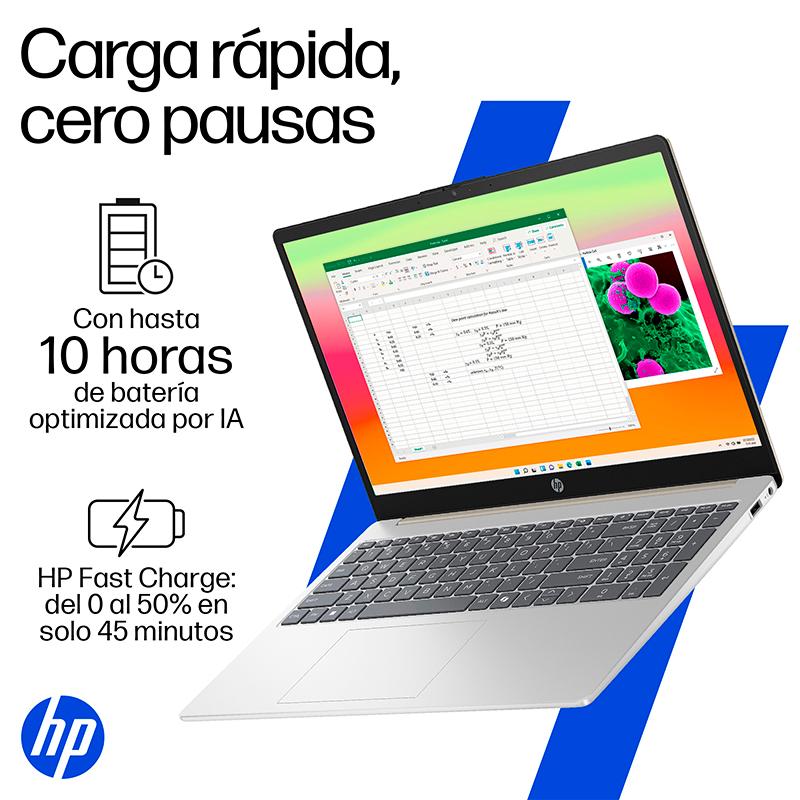 Vista 9 de NB HP 15 IA 15-fd2361la/15.6" FHD/Core Ultra 5 225U hasta 4.8GHz/16GB DDR5/512GB SSD M.2