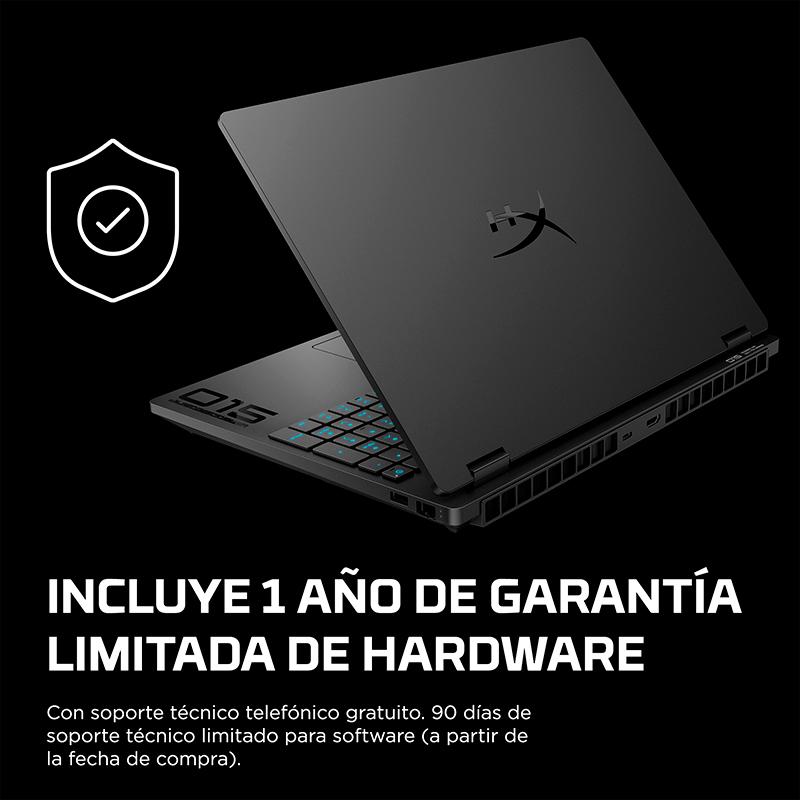 Vista 6 de Notebook Gaming HP HyperX Omen 15-ga0001la, Core i7-14650HX hasta 5.2GHz, 16GB DDR5-5600