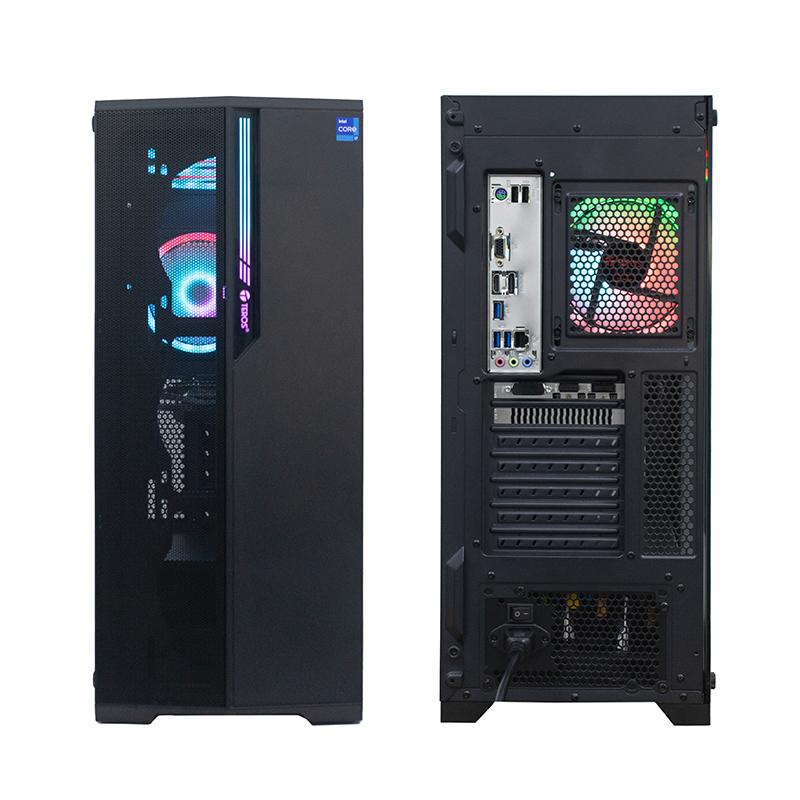 Vista 2 de PC TEROS TE-9001G, Core i7 14700F 2.1/5.4GHz, 16GB DDR4-3200, RX 7600 8GB, Ubuntu, Negro