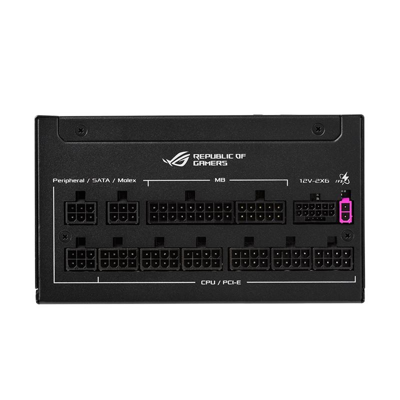 Vista 4 de Fuente de Poder ASUS ROG STRIX 1000W 80 Plus Gold