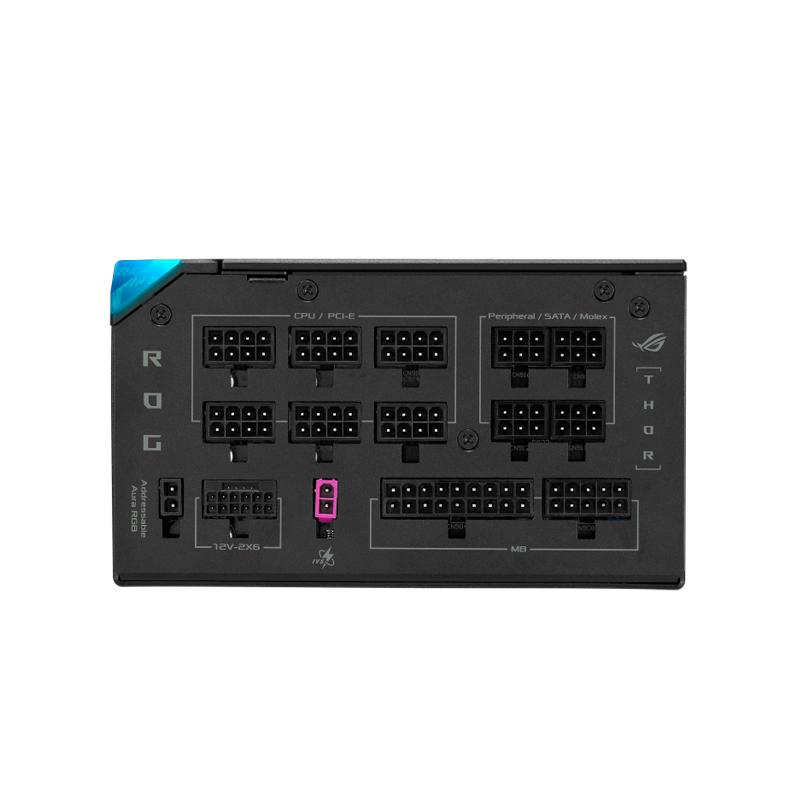Vista 3 de Fuente de alimentación ASUS ROG Thor 1200W Platinum III, 80 Plus Platinum, Formato ATX