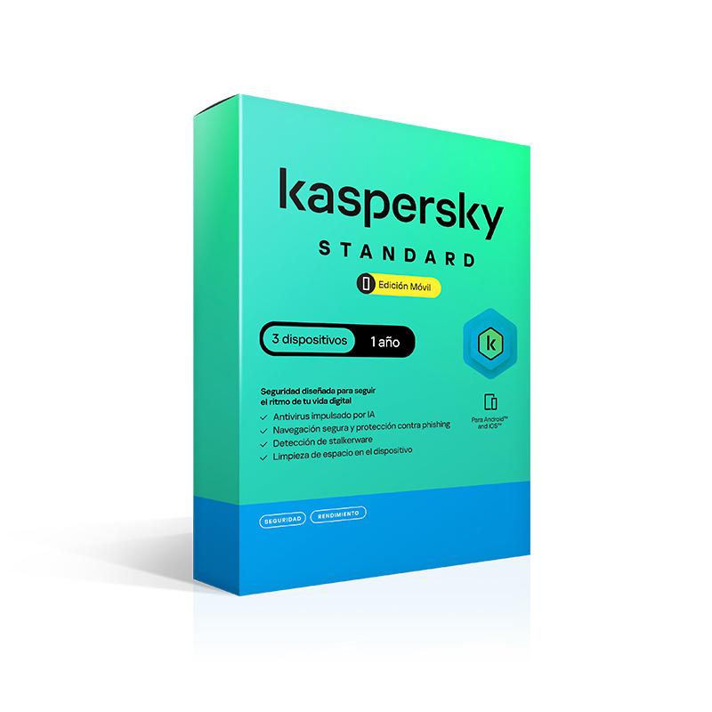 Kaspersky Standard - Licencia 3 PCs / 1 Año