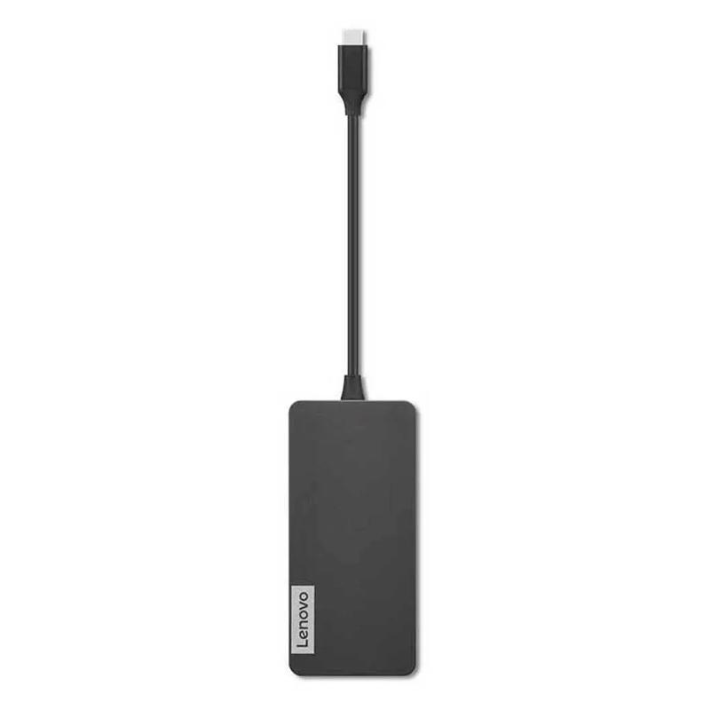 Vista 3 de Hub Lenovo USB-C 7 en 1 Gris Hierro
