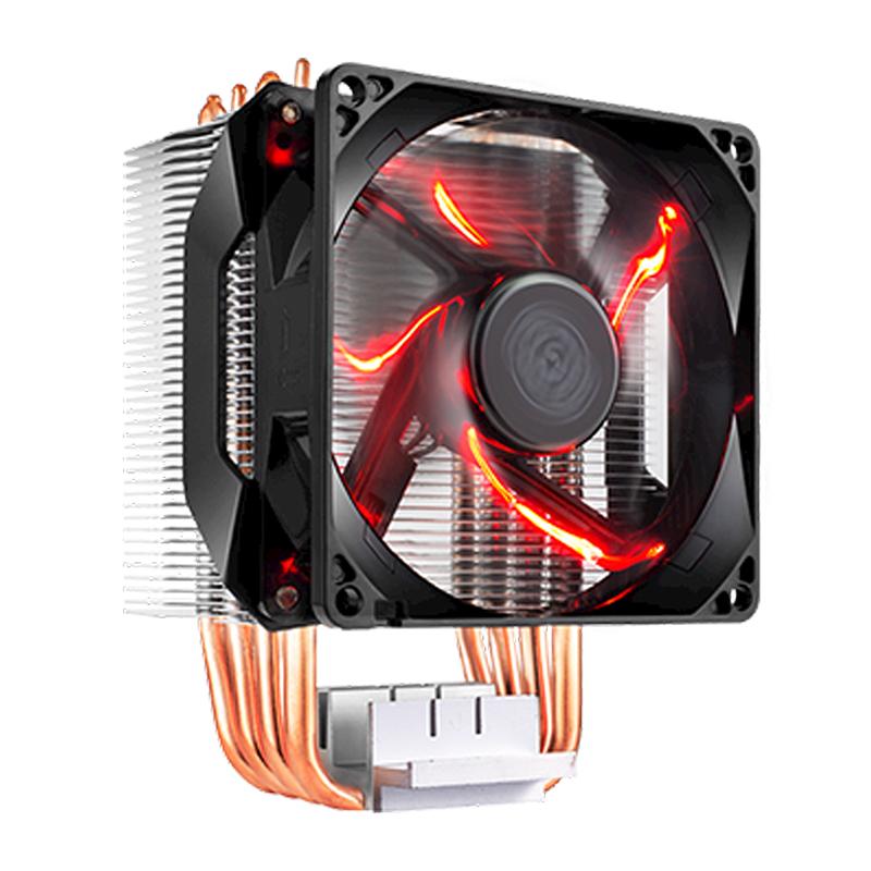Vista 2 de Cooler Master Hyper H410R para CPU Rojo