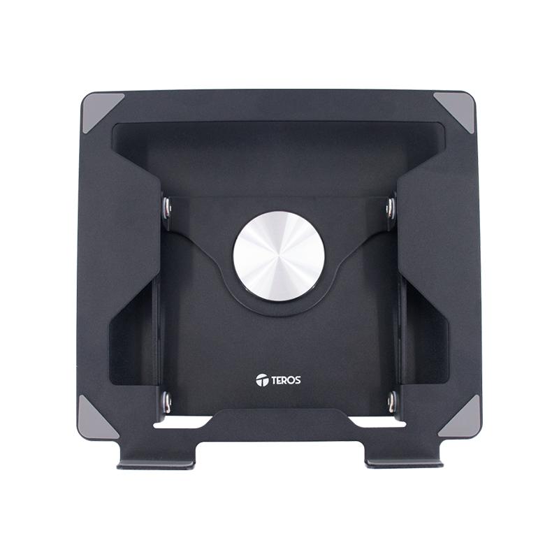 Vista 4 de Soporte Ajustable Teros TE-7021N para Laptops y Tablets 10"-15.6" Negro