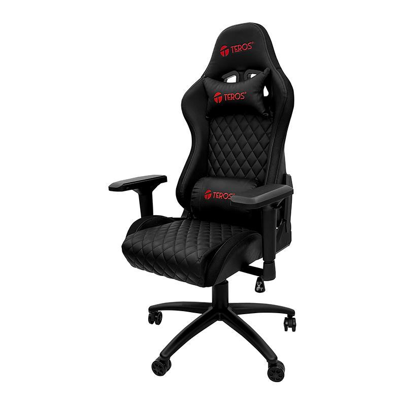 Vista 5 de Silla Gamer Teros TE-8121N Ergonómica Negra