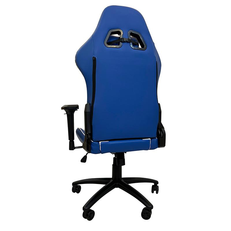 Vista 4 de Silla Gamer Teros TE-8126B Azul y Blanco