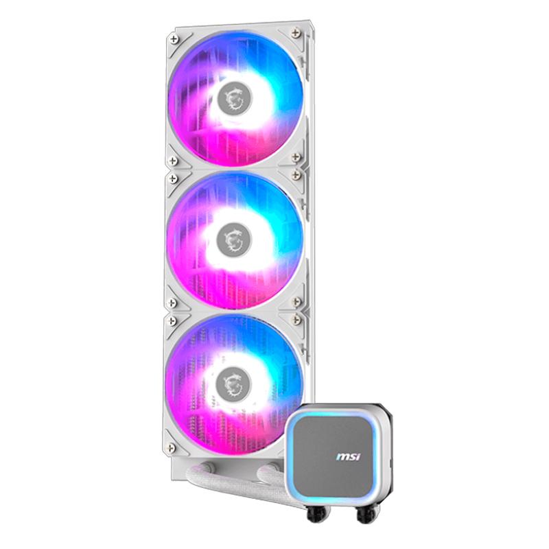 Vista 2 de Refrigeración Líquida CPU MSI MAG CORELIQUID A13 360 WHITE