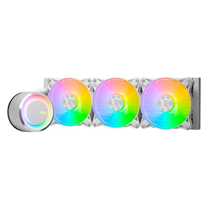 Vista 2 de Refrigeración Líquida MSI MAG CORELIQUID E360 WHITE