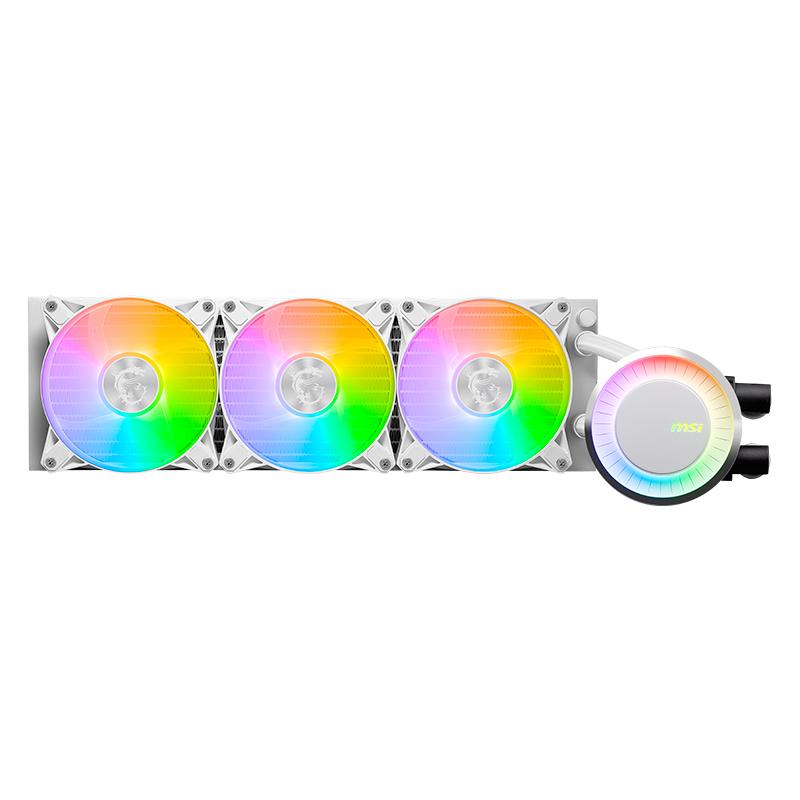 Vista 3 de Refrigeración Líquida MSI MAG CORELIQUID E360 WHITE