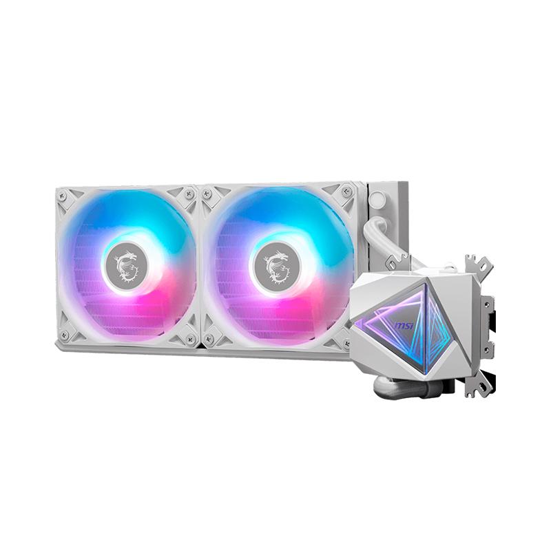Vista 2 de Refrigeración Líquida MSI MAG CORELIQUID I240 WHITE (2 Fan)