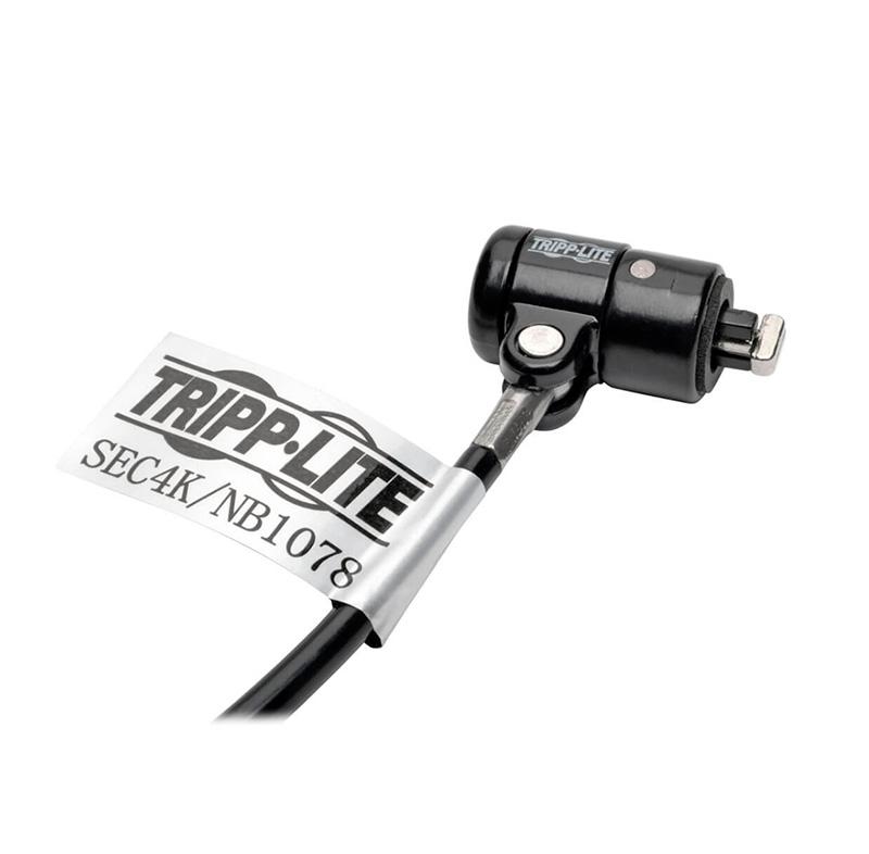 Vista 2 de Cable de Seguridad Tripp-Lite SEC4K con Llave para Laptop, Tripp Lite