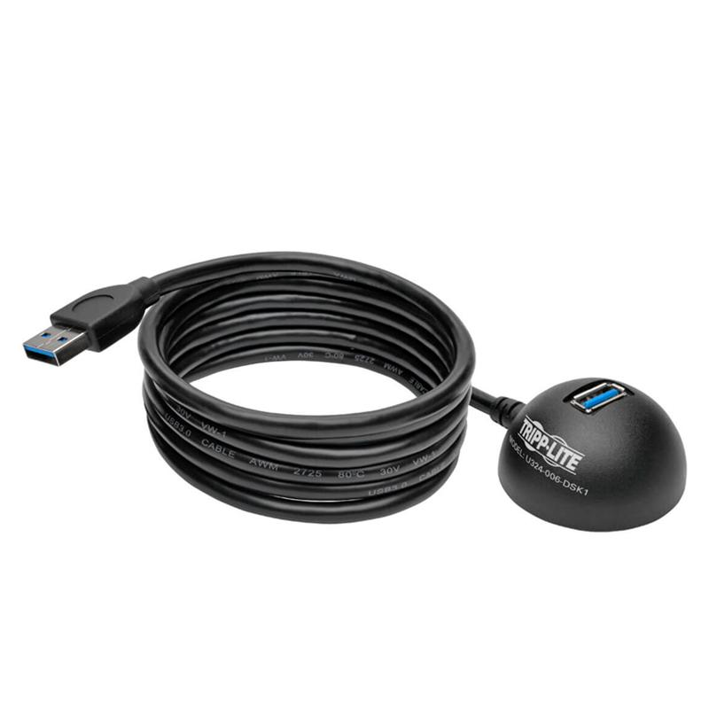 Vista 2 de Cable Extensión USB 3.0 SuperSpeed Tripp-Lite 1.83m, Tripp Lite