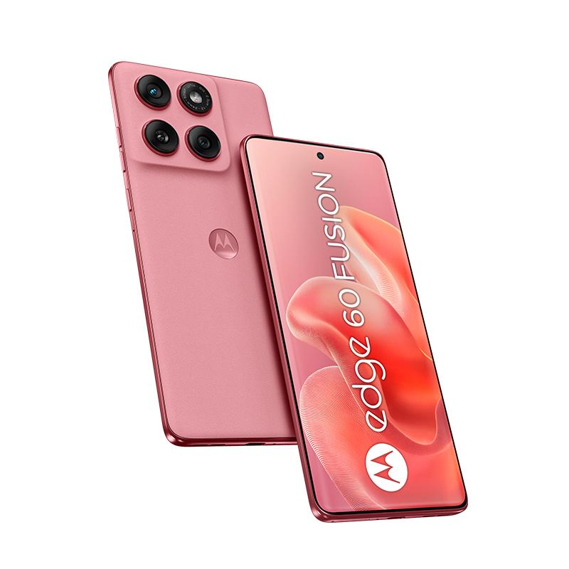 Vista 2 de Smartphone Motorola EDGE 60 FUSION, Pantalla: 6.7" pOLED/Super HD/120Hz, Android 15, Rosa